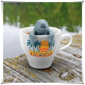 Manatea sietelis Mana arbatos filtrai saugos aukštos kokybės Silikoninės gumos arbatos įrankiai